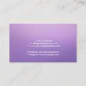 Carte De Visite Traitement des mains - Traitement de l'énergie - R (Dos)