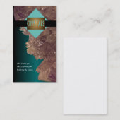 Carte De Visite Traitement des minéraux Améthyste et cristaux de q (Devant / Derrière)