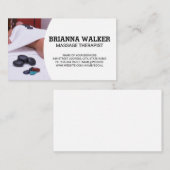 Carte De Visite Traitement spa | Massage (Devant / Derrière)