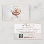 Carte De Visite Traitement Spirituel Antares (Devant / Derrière)