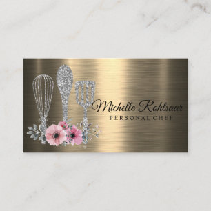 Carte De Visite Traiteur Cuisinier Personnel Restaurant Goutte Rou