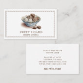 Carte De Visite Traiteur de dessert (Devant / Derrière)
