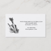 Carte De Visite Traiteur Mariage Et Événement (Dos)