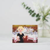 Carte De Visite Traiteur / Planificateur de fête / Industrie alime (Debout devant)