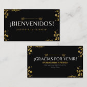 Carte De Visite Trajeta de bienvenida (Devant / Derrière)