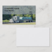 Carte De Visite traler semi à plat (Devant / Derrière)