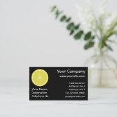 Carte De Visite Tranche de citron (Debout devant)