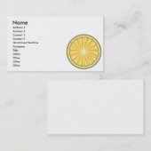 Carte De Visite tranche de citron (Devant / Derrière)