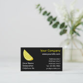 Carte De Visite Tranche de citron (Debout devant)