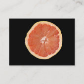 Carte De Visite Tranche de pamplemousse (Dos)