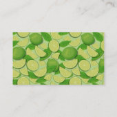 Carte De Visite Tranches de chaux (Dos)