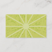 Carte De Visite Tranches de chaux (Dos)