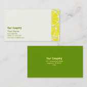 Carte De Visite Tranches de citron (Devant / Derrière)