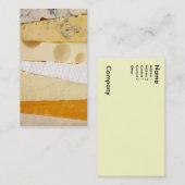 Carte De Visite Tranches de fromage (Devant / Derrière)