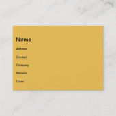 Carte De Visite Tranquilité (Devant)