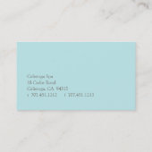 Carte De Visite Tranquilité II (Dos)