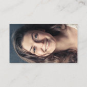 Carte De Visite Tranquille Boho Art Front Photo personnalisée Reto (Dos)