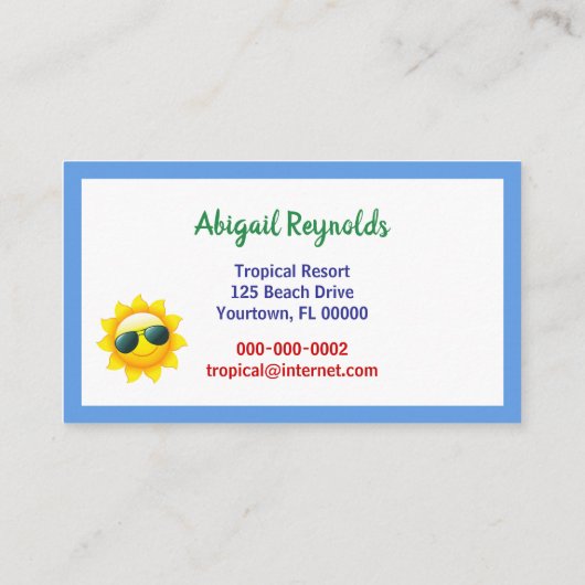 Carte De Visite Transats Rainbow Adirondack (Dos)