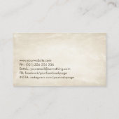 Carte De Visite Transformation éternelle - Bonsai Butterfly Spirit (Dos)