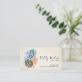 Carte De Visite Transformation Line Art Butterfly Life Coach (Debout devant)