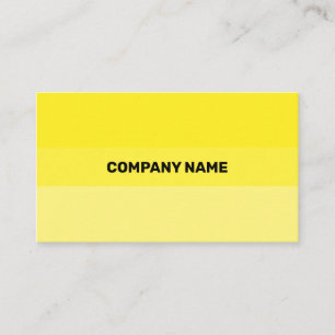 Carte De Visite Transparence contemporaine Jaune Frais