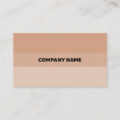 Carte De Visite Transparence contemporaine Saumon fraîche (Devant)