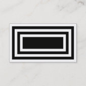Carte De Visite Transparent avec noir (Dos)