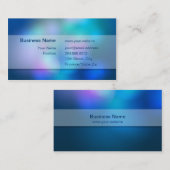 Carte de visite transparent blanc de boîte de (Devant / Derrière)