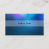 Carte de visite transparent blanc de boîte de (Dos)