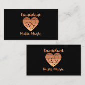 Carte De Visite Transplanter Infirmière Magique Rein Chirurgie pul (Devant / Derrière)