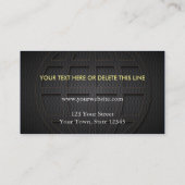 Carte De Visite Transport de camion de cargaison (Dos)