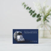 Carte De Visite Transport de camion de cargaison (Debout devant)