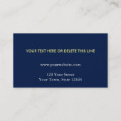 Carte De Visite Transport de camion de cargaison (Dos)