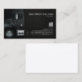 Carte De Visite Transport de camion Haulard Camion noir devant (Devant / Derrière)