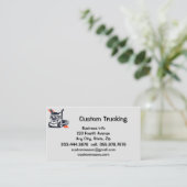 Carte De Visite Transport de camionnettes sur mesure (Debout devant)