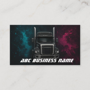 Carte De Visite Transport de camions lourds