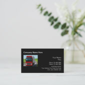 Carte De Visite Transport de camions Moderne (Debout devant)