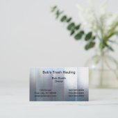 Carte De Visite Transport de déchets (Debout devant)