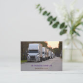 Carte De Visite Transport de la compagnie de camionneurs (Debout devant)