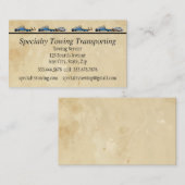 Carte De Visite Transport de récupération de l'assistance routière (Devant / Derrière)