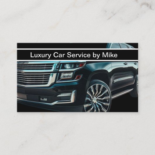 Carte De Visite Transport de thème classique Uber Driver (Devant)