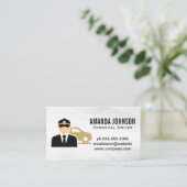 Carte De Visite Transport des conducteurs | Chauffeur (Debout devant)