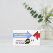 Carte De Visite Transport Destination Flèches Accueil Déplacement (Debout devant)