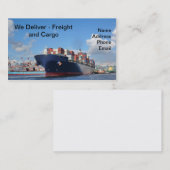 Carte De Visite Transport et fret (Devant / Derrière)