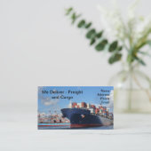 Carte De Visite Transport et fret (Debout devant)