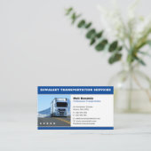 Carte De Visite Transport et logistique | Business card (Debout devant)