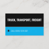 Carte De Visite Transport et logistique | Camion (Dos)