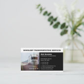 Carte De Visite Transport et logistique | Camion (Debout devant)