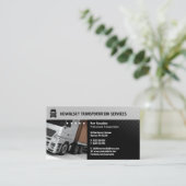 Carte De Visite Transport et logistique | Camion (Debout devant)