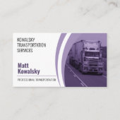 Carte De Visite Transport et logistique | Camion (Devant)